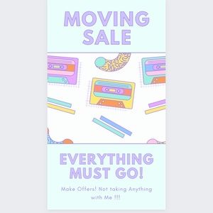 COPY - Moving to New House. Liquidating My Poshmark Closet. Make Offers!